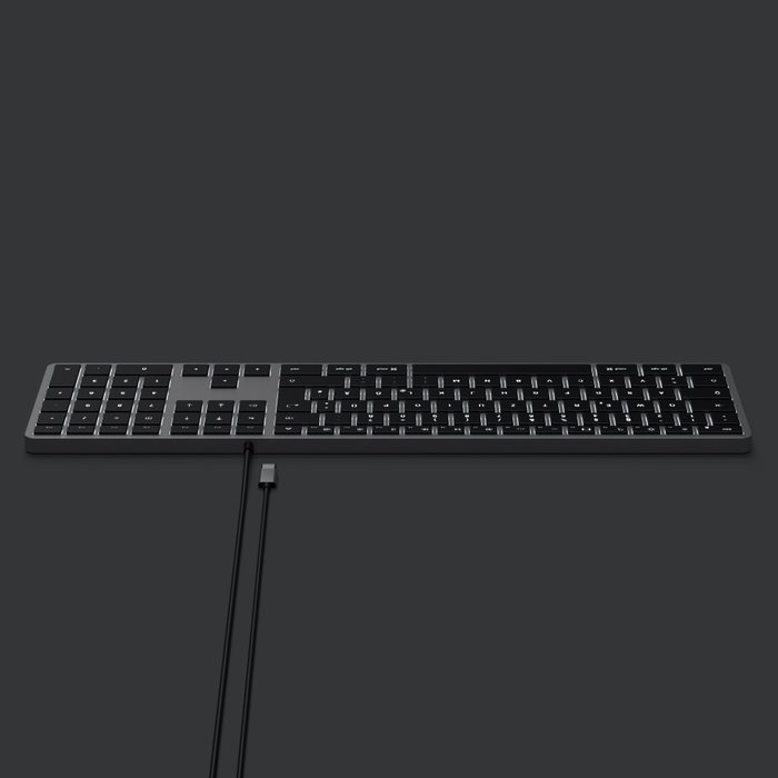 Satechi Slim W3 USB-C Wired Keyboard (Layout Alemán) Satechi Slim W3 USB-C Wired Keyboard (Layout Alemán)