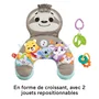 Fisher-Price Cojín My Musical Awakening para Bebés - Juego Boca Abajo con Música, Vibraciones y 2 Juguetes de Aprendizaje Temprano