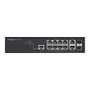 LANCOM GS-2412P Switch de Acceso Gestionado L2+ con 10 Puertos Gigabit Ethernet, 8 Puertos PoE de 130W, Rack 1U, 24 Gbps