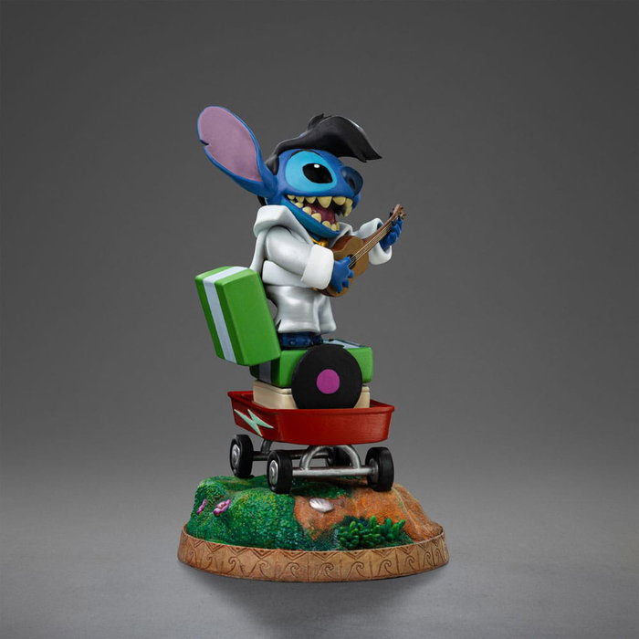 Lilo & Stitch Estatua 1/10 Art Scale Stitch King of Rock 17 cm Lilo & Stitch Estatua 1/10 Art Scale Stitch King of Rock 17 cm