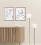 DKD Home Decor Cuadro Cristal PS Mujer Surtido de 2, Pack de 4