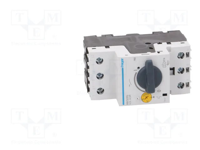 HAGER Interruptor motorizado 2,2kW 230VAC 4÷6,3A