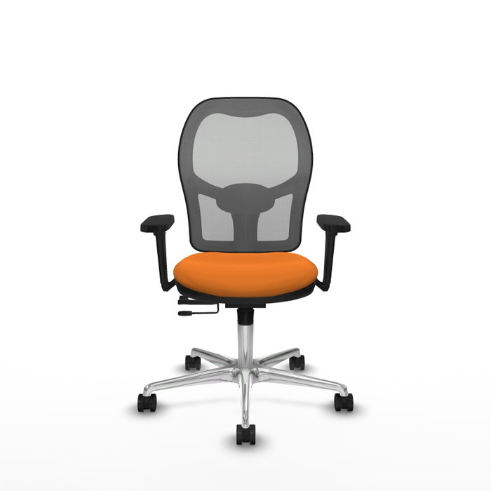 PIQUERAS Y CRESPO Silla de oficina Jorquera Naranja y Gris