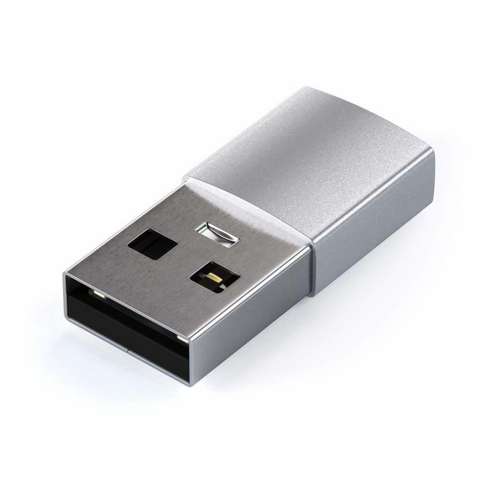 Satechi Adaptador USB-A a USB-C, Plata, ST-TAUCS Satechi Adaptador USB-A a USB-C, Plata, ST-TAUCS
