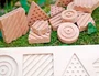 Andreutoys Juego Didactico Formas Geosensoriales Madera 12 Piezas Encaje Sensorial