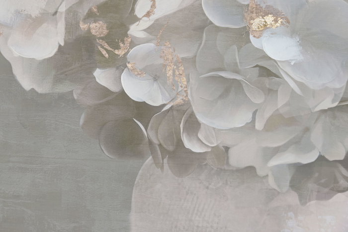 DKD Home Decor Cuadro Lienzo Florero Hortensia (Pack de 2) DKD Home Decor Cuadro Lienzo Florero Hortensia (Pack de 2)