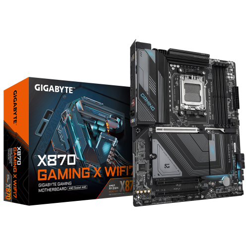 GIGABYTE X870 GAMING X WIFI7 Placa Base AM5 DDR5 ATX Negra