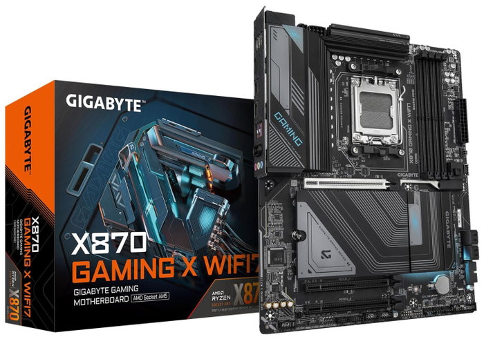 GIGABYTE X870 GAMING X WIFI7 Placa Base AM5 DDR5 ATX Negra