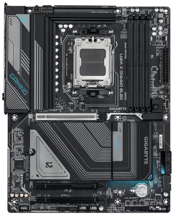 GIGABYTE X870 GAMING X WIFI7 Placa Base AM5 DDR5 ATX Negra