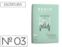 Rubio Cuaderno caligrafía nº 03