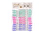 ALSEK Set de 24 Pinzas de Silicona Colores Pastel 8cm
