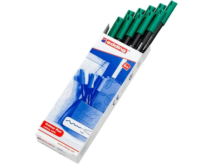 Edding Rotulador 1200 Verde Neón Set de 10 unidades Edding Rotulador 1200 Verde Neón Set de 10 unidades