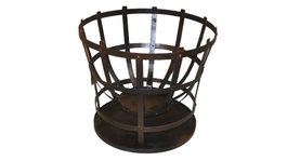 DKD Home Decor Brasero Metal 70x70x60