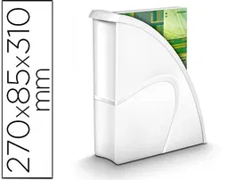 Revistero Plastico Cep 674+G Gloss 674 80Mm Blanco