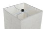 DKD Home Decor Set de 3 Lámparas con Pie y 2 de Sobremesa, Crudo y Negro