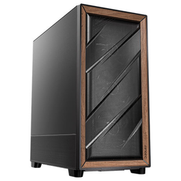 Antec FLUX SE Midi Tower PC Negro, Madera