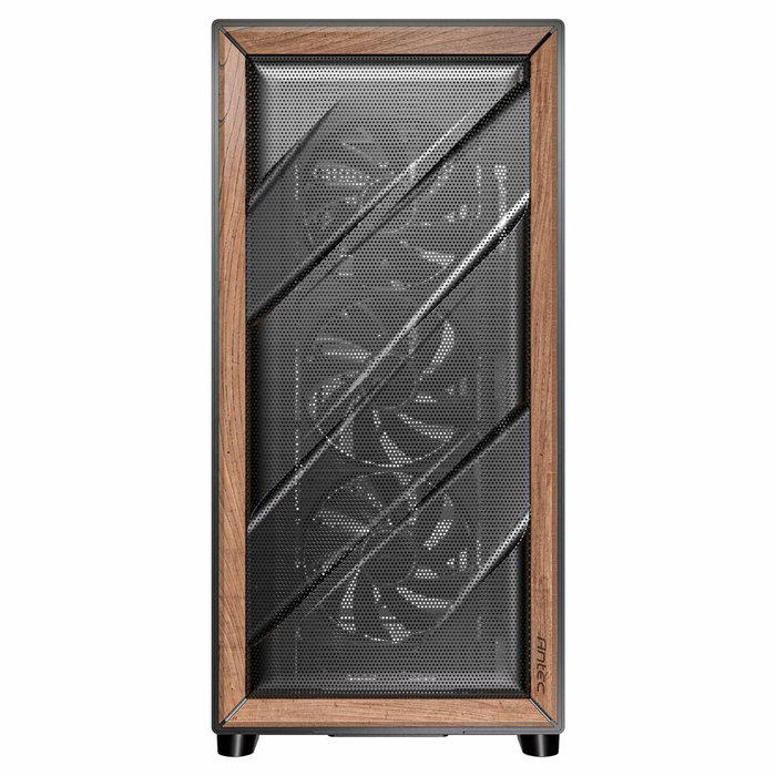 Antec FLUX SE Midi Tower Negro y Madera