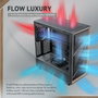 Antec FLUX SE Midi Tower Negro y Madera