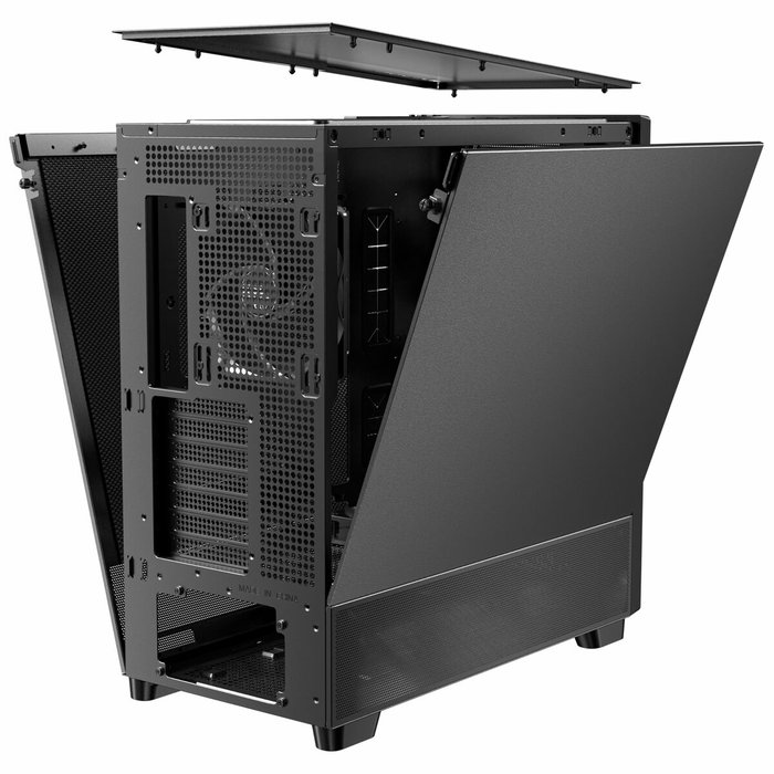 Antec FLUX SE Midi Tower Negro y Madera
