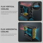 Antec FLUX SE Midi Tower Negro y Madera