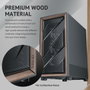 Antec FLUX SE Midi Tower Negro y Madera