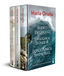 BOOKET, Estuche María Oruña - (ESTUCHE).PUERTO ESCONDIDO+UN LUGAR DONDE IR+DONDE FUIMOS