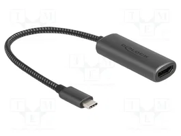 DeLOCK Adaptador USB Tipo C a HDMI 8K con HDR, Aluminio