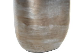 DKD Home Decor Jarrón Esral Moderno Multicolor Cristal y Aluminio 9 x 47 x 17 cm