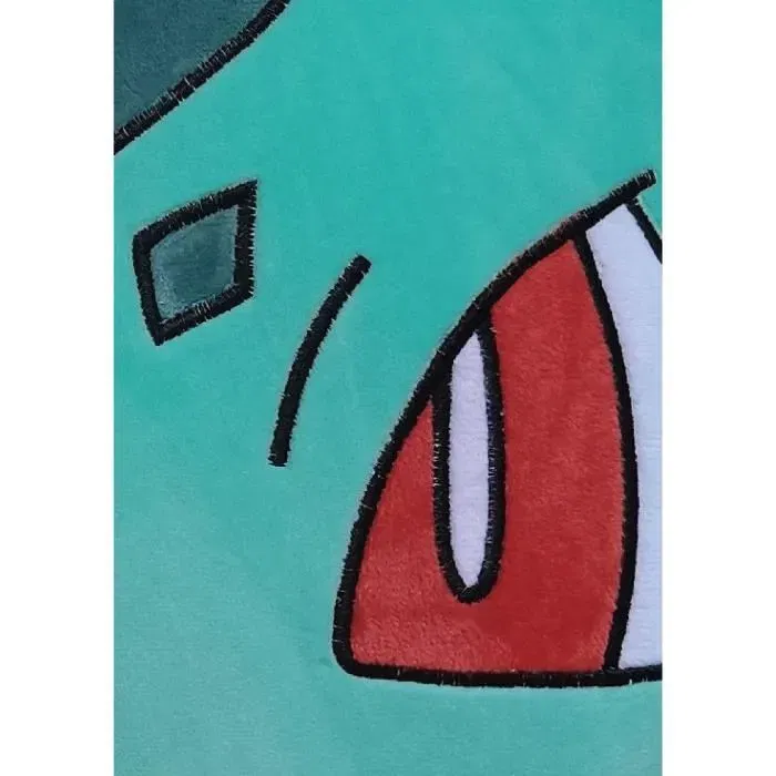 Pokemon Cojín 3D Premium POK3700891706742 Cara de Bulbasaur Microfibra 40 cm