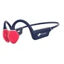 Leotec KURI Auriculares Deportivos de Conducción Ósea Azules y Rojos