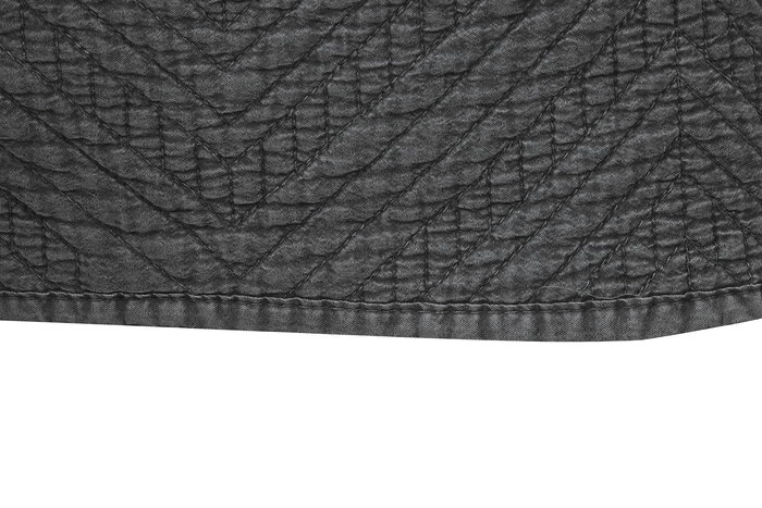 DKD Home Decor Colcha Linen collection 1c24 Gris Claro 260 x 180 cm (2 Unidades)