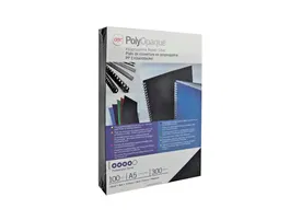 Gbc Tapa Encuadernacion Polipropileno Azul Opaco Din A4 300 Micras Paquete 100 Unidades