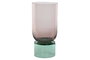 DKD Home Decor Jarrón de Cristal Bicolor 15x15x32 cm