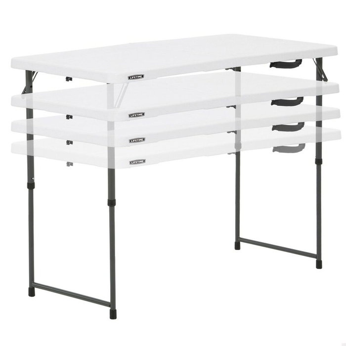 Color Baby Mesa plegable maletín 4 posiciones 122x61x56 cm