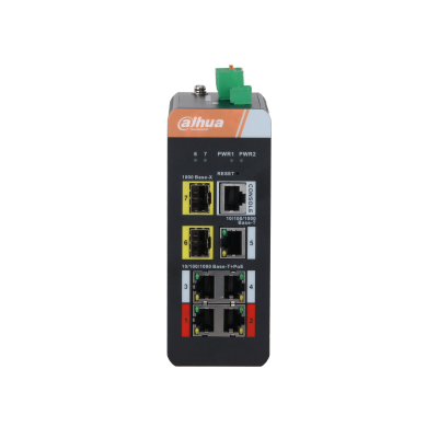 Dahua (DH-IS4207-4GT-120) Switch Industrial L2 Managed 4 Puertos 1000M Gestionable PoE Watchdog Dahua (DH-IS4207-4GT-120) Switch Industrial L2 Managed 4 Puertos 1000M Gestionable PoE Watchdog