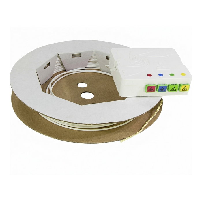 Synergy21 FTTH Compact Box pre-assembled 4xLC-APC open end 20m 9-125u G.657.A2 Synergy21 FTTH Compact Box pre-assembled 4xLC-APC open end 20m 9-125u G.657.A2