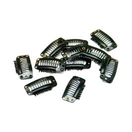 Bifull Clips para Extensiones Negros 50 uds.