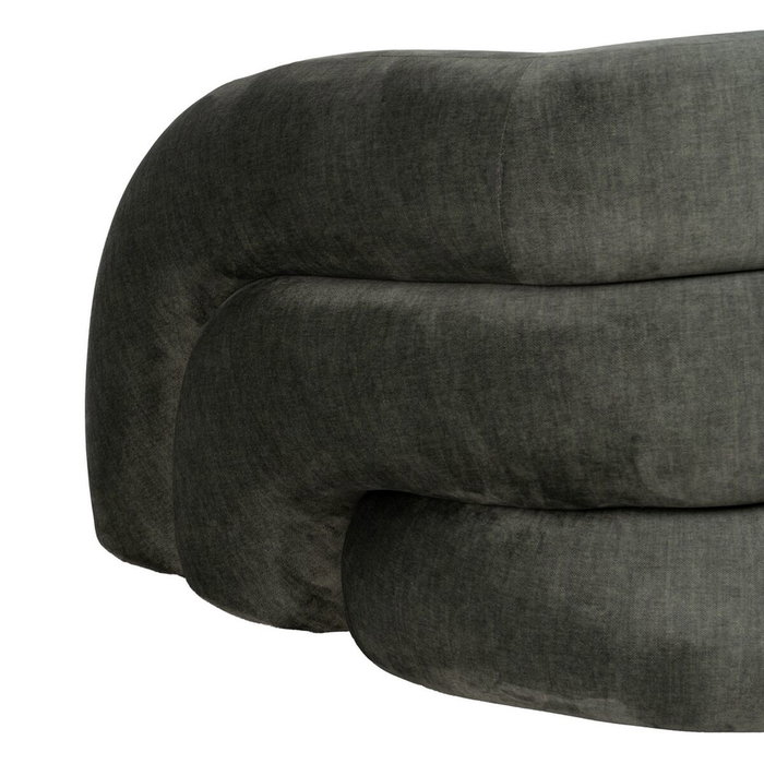 Ixia Sillón Verde Tejido para Salón