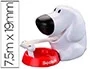 Scotch Portarrollos Sobremesa Scotch Doggy con Cinta Adhesiva Magic 8.9 m x 19 mm - Decorativo para Escritorio 100 x 138 x 70 mm