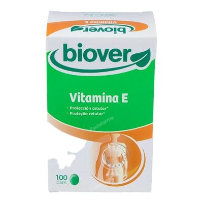 BIOVER Vitamina E Natural 45 IE 100 Cápsulas Blandas Protección Celular Antioxidante BIOVER Vitamina E Natural 45 IE 100 Cápsulas Blandas Protección Celular Antioxidante