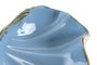DKD Home Decor Hangzhou design 26a Centro Mesa Mediterraneo Turquesa Azul Gres 21 x 8 x 26 cm (2 Unidades)