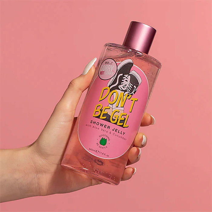 So..? Sorry Not Sorry Don't Be Gel Shower Jelly Aloe Vera y Pepino 345ml So..? Sorry Not Sorry Don't Be Gel Shower Jelly Aloe Vera y Pepino 345ml