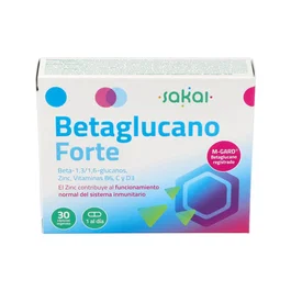 SAKAI Betaglucano Forte Suplemento Alimenticio 30 Cápsulas