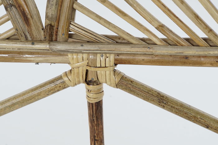 DKD Home Decor Cabecero Cama Balines Natural Ratán 4 x 128 x 178 cm