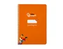 Liderpapel Cuaderno Espiral A5 Tapa Blanda 40 Hojas 75gr Cuadro Pautado 3mm Color Naranja