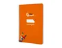 Liderpapel Cuaderno Espiral A5 Tapa Blanda 40 Hojas 75gr Cuadro Pautado 3mm Color Naranja