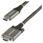 StarTech.com Cable USB-C de 1m con Tornillos de Fijación, 10Gbps, USB 3.2 Gen 2, 100W PD