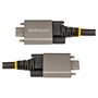 StarTech.com Cable USB-C de 1m con Tornillos de Fijación, 10Gbps, USB 3.2 Gen 2, 100W PD