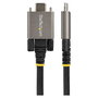 StarTech.com Cable USB-C de 1m con Tornillos de Fijación, 10Gbps, USB 3.2 Gen 2, 100W PD