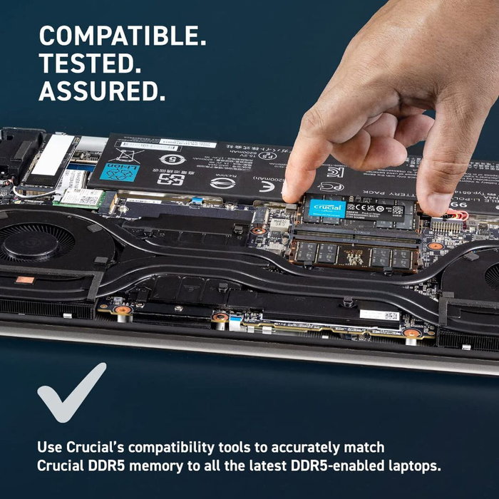 Crucial Memoria RAM 16 GB DDR5 5600 MHz SO-DIMM CL46 Crucial Memoria RAM 16 GB DDR5 5600 MHz SO-DIMM CL46